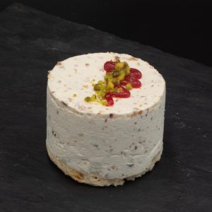 nougat glacé, glace, dessert, nougat