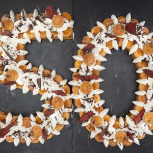 number cake, anniversaire, saint-honoré