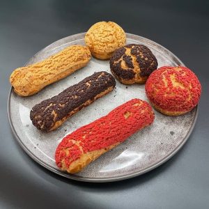 Éclair, choux, apéritif, mignardises